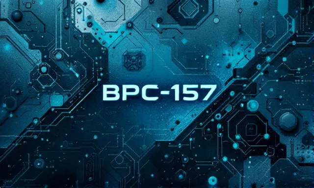 BPC-157 pentadecapeptide research illustration